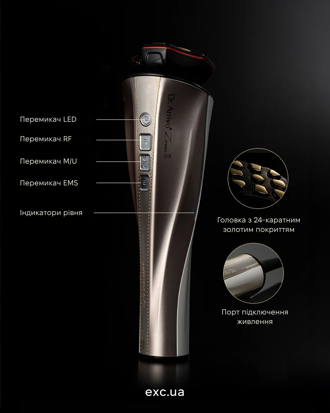 Dr. Arrivo Zeus II Plus (Black)
